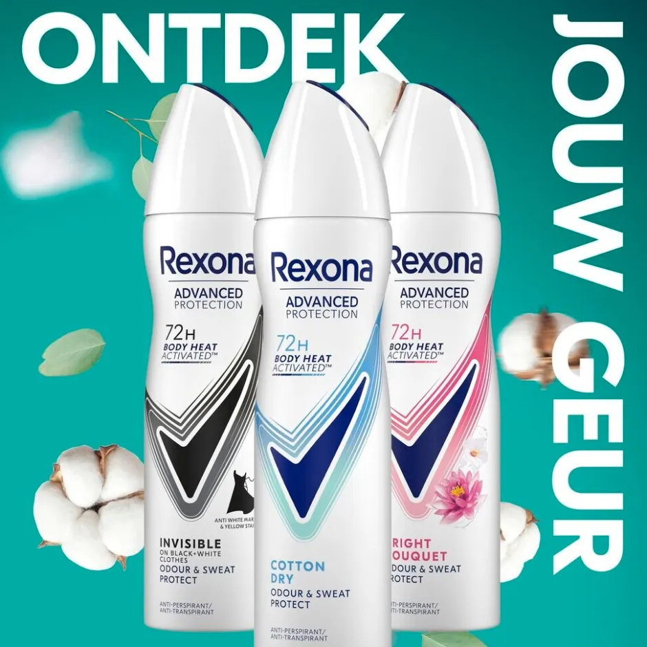 Best Rexona Women Advanced Protection Cotton Dry Antitranspirant Spray