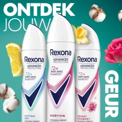 Outlet Rexona Women Advanced Protection Biorythm Antitranspirant Spray