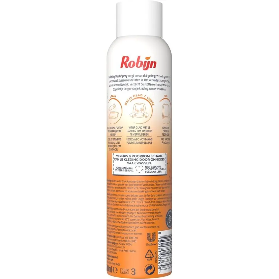 New Robijn Original Dry Wash Spray