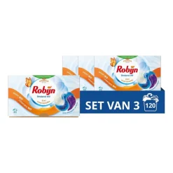 New Robijn Stralend Wit 3-in-1 Wasmiddelcapsules