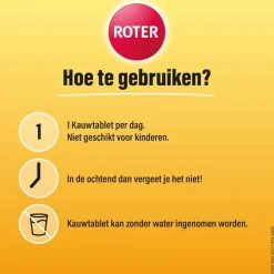 Sale Roter Gebufferde Vitamine C 500mg Kauwtabletten