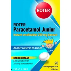 Discount Roter Paracetamol Junior 250mg Smelttabletten