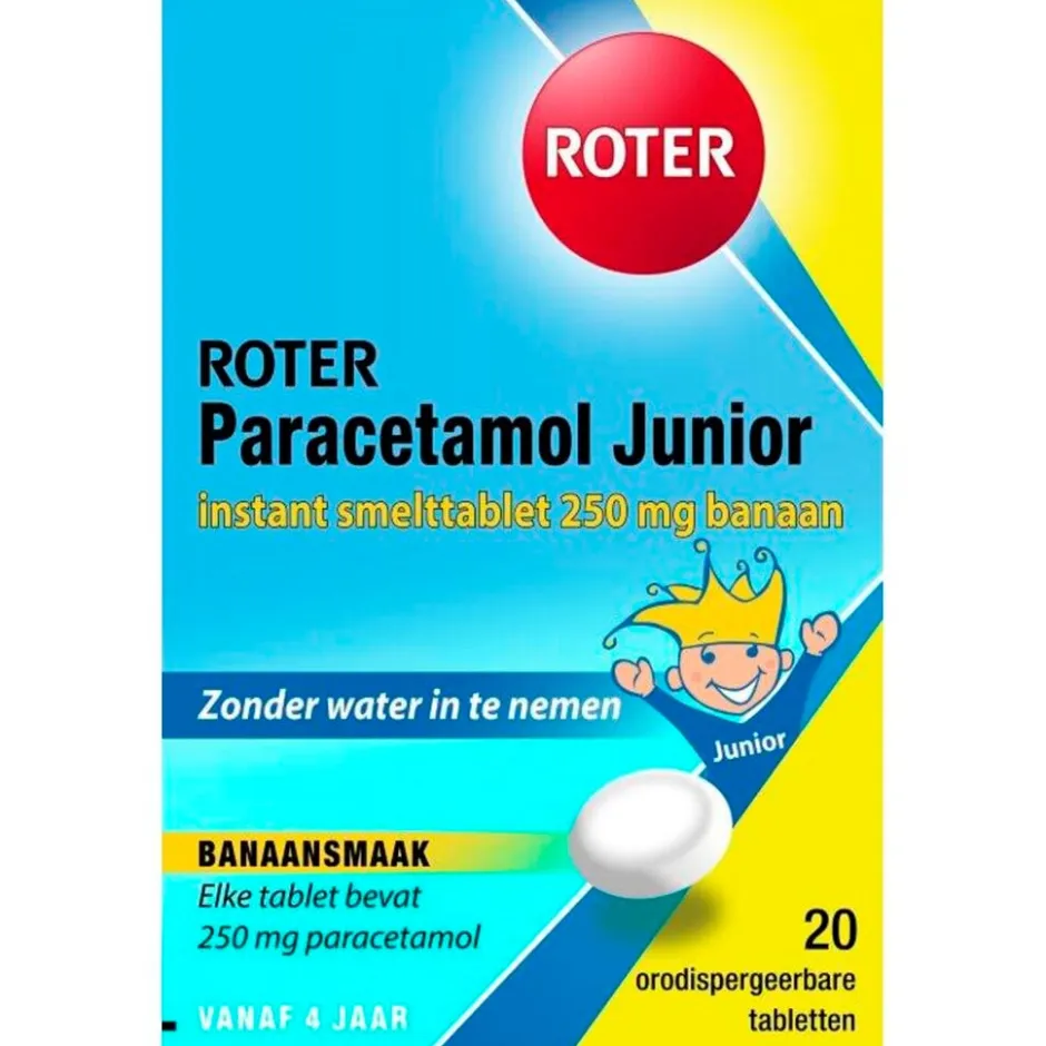 Discount Roter Paracetamol Junior 250mg Smelttabletten