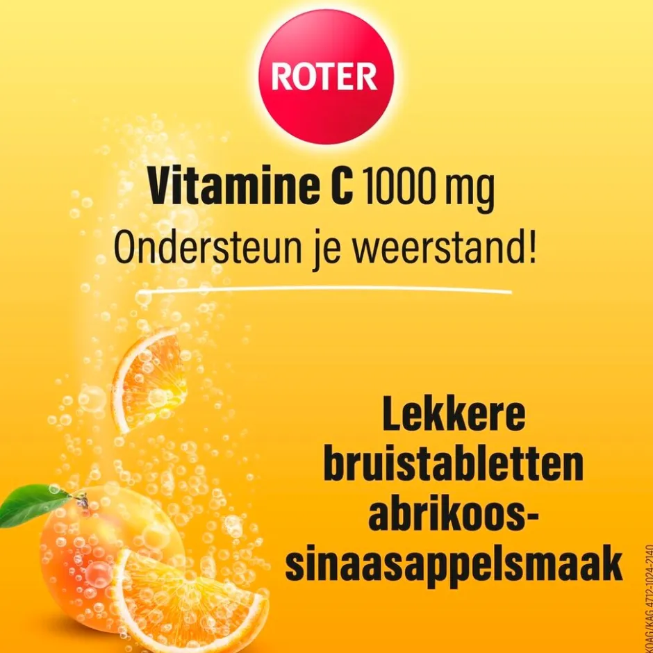 Clearance Roter Vitamine C 1000 mg Abrikoos-Sinaasappel Bruistabletten