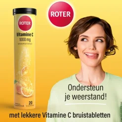 Sale Roter Vitamine C 1000 mg Abrikoos-Sinaasappel Bruistabletten