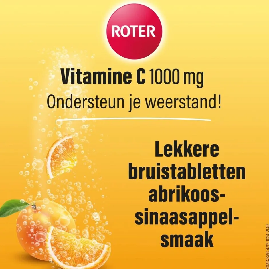 Sale Roter Vitamine C 1000 mg Abrikoos-Sinaasappel Bruistabletten
