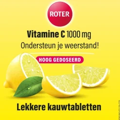 Hot Roter Vitamine C 1000 mg Sterk Kauwtabletten