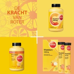 Hot Roter Vitamine C 1000 mg Sterk Kauwtabletten