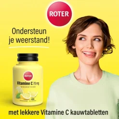 Outlet Roter Vitamine C 70mg Citroen Kauwtabletten