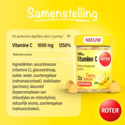 Discount Roter Vitamine C 1000mg Citroen Gummies