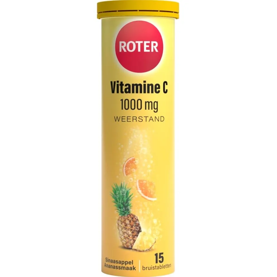 New Roter Vitamine C 1000mg Sinaasappel Ananas Bruistabletten