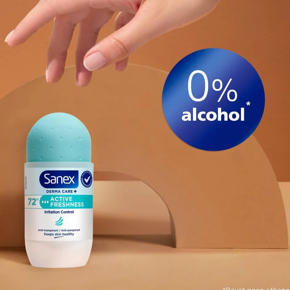 Sale Sanex Derma Care+ Active Freshness 72h Antitranspirant Deodorant Roller