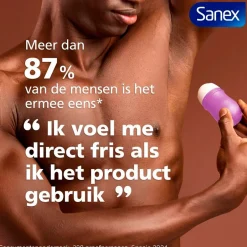 Sanex Derma Care+ Invisible 72h Antitranspirant Deodorant Roller