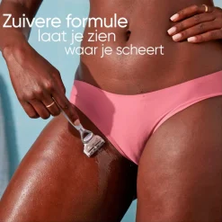 Hot Satin Care Huid & Schaamhaar 2-In-1 Reiniger en Scheergel