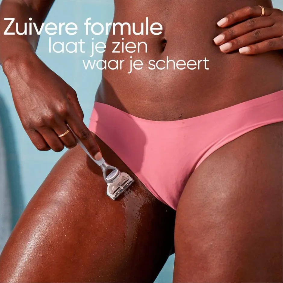 Hot Satin Care Huid & Schaamhaar 2-In-1 Reiniger en Scheergel