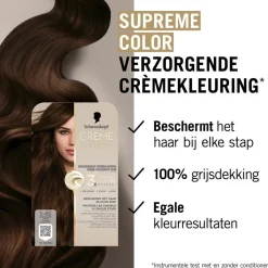 Sale Schwarzkopf creme supreme 5-60 Chocolade Bruin Verzorgende Crèmekleuring