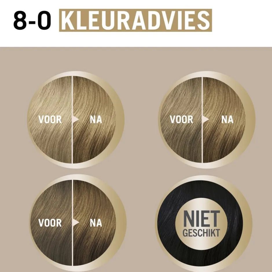 New Schwarzkopf creme supreme 8-0 Natuurlijk Blond Verzorgende Crèmekleuring