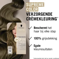 New Schwarzkopf creme supreme 7-0 Natuurlijk Donkerblond Verzorgende Crèmekleuring