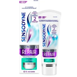 New Sensodyne Clinical Repair Deep Clean Tandpasta