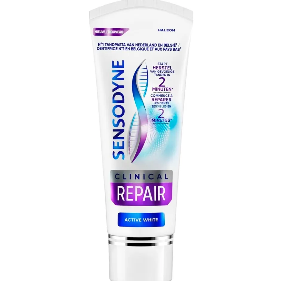 Discount Sensodyne Clinical Repair Active White Tandpasta