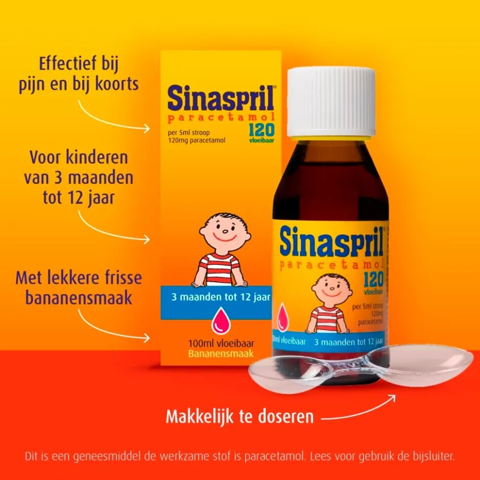 Sale Sinaspril 120mg Vloeibaar Paracetamol