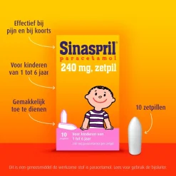 Clearance Sinaspril Paracetamol 240mg Zetpillen