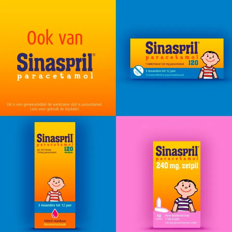 Sale Sinaspril Paracetamol 120mg Zetpillen