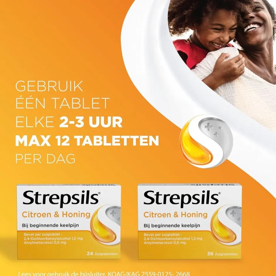Online Strepsils Citroen + Honing Zuigtabletten