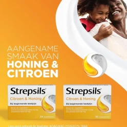 New Strepsils Citroen & Honing Zuigtabletten