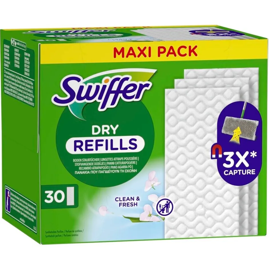Outlet Swiffer Clean & Fresh Droge Vloerdoekjes Navullingen
