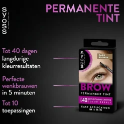 Sale Syoss Brow Tint Donkerblond Permanente Wenkbrauwverf