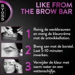 Sale Syoss Brow Tint Donkerblond Permanente Wenkbrauwverf
