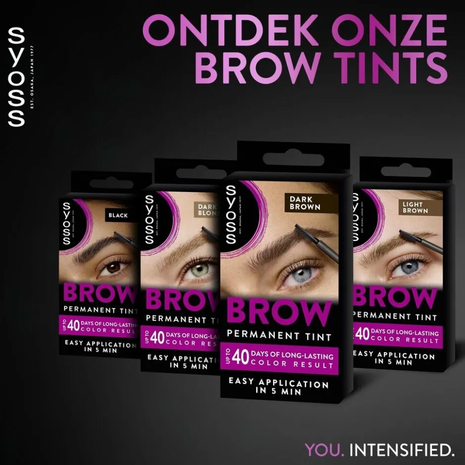 Sale Syoss Brow Tint Donkerblond Permanente Wenkbrauwverf
