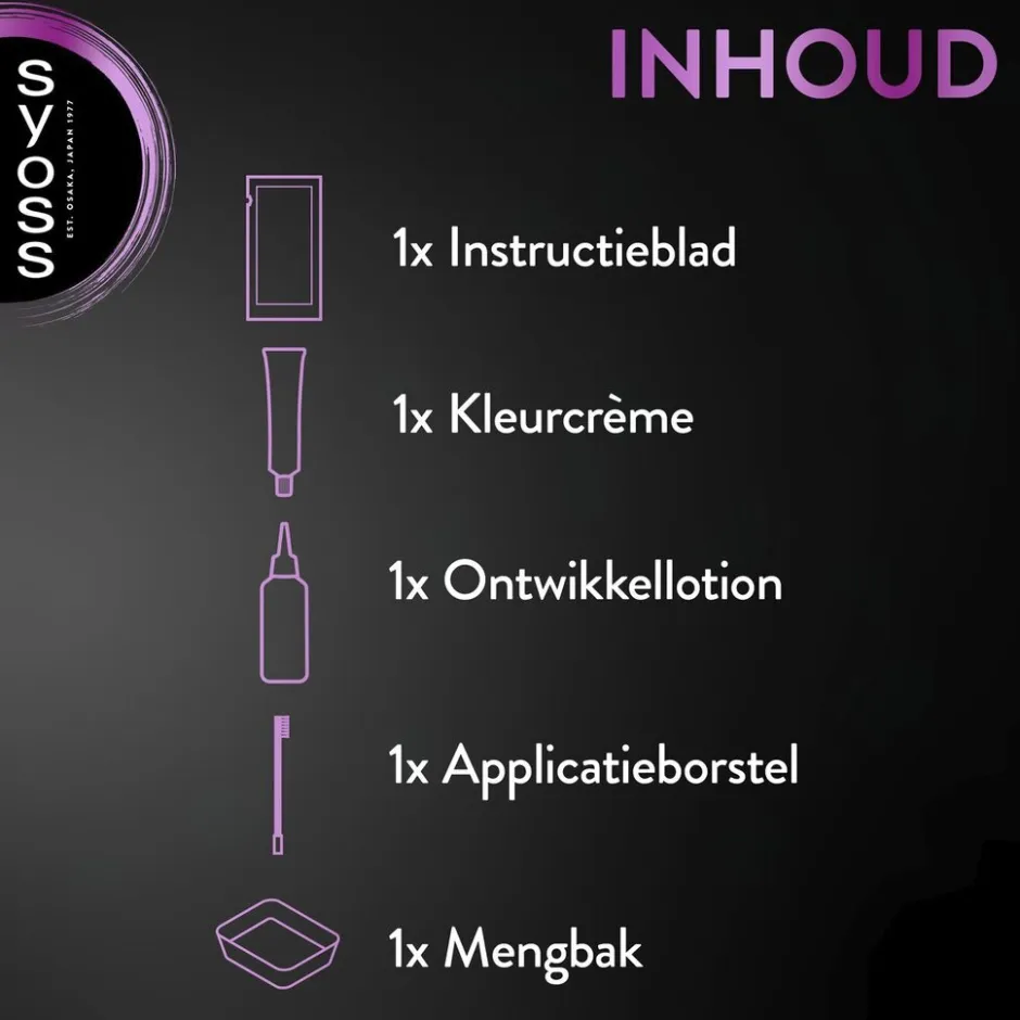 Clearance Syoss Brow Tint Donkerbruin Permanente Wenkbrauwverf