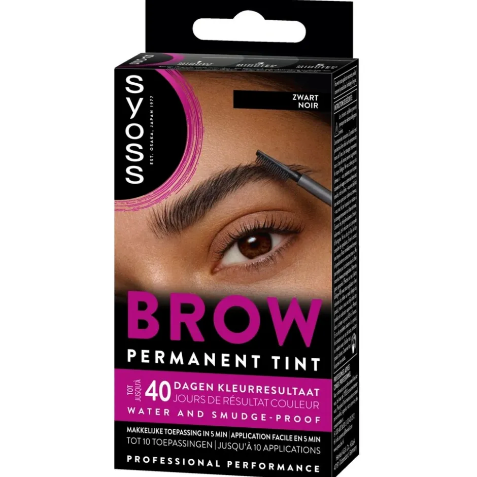 Clearance Syoss Browtint Zwart Permantente Wenkbrauwverf