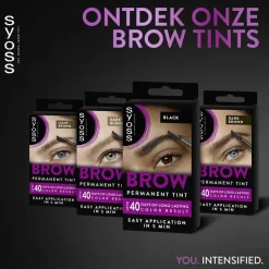 Clearance Syoss Browtint Zwart Permantente Wenkbrauwverf