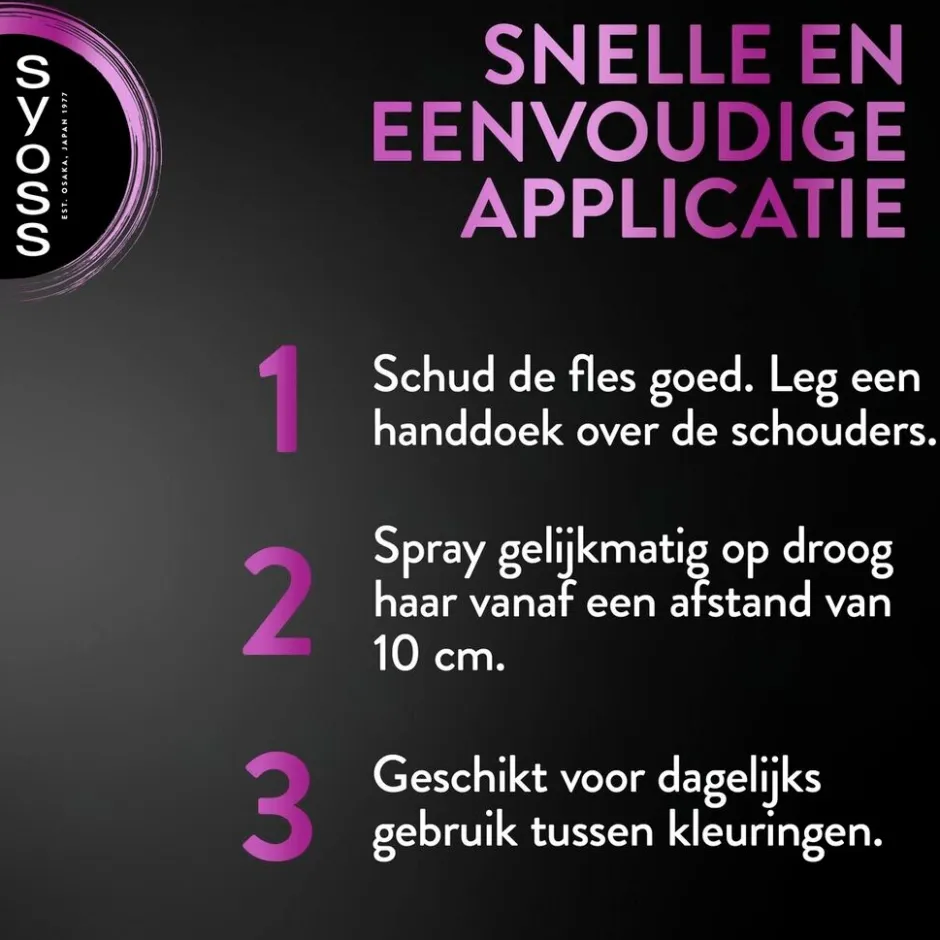 Outlet Syoss Donker Midden Bruin Uitgroeispray