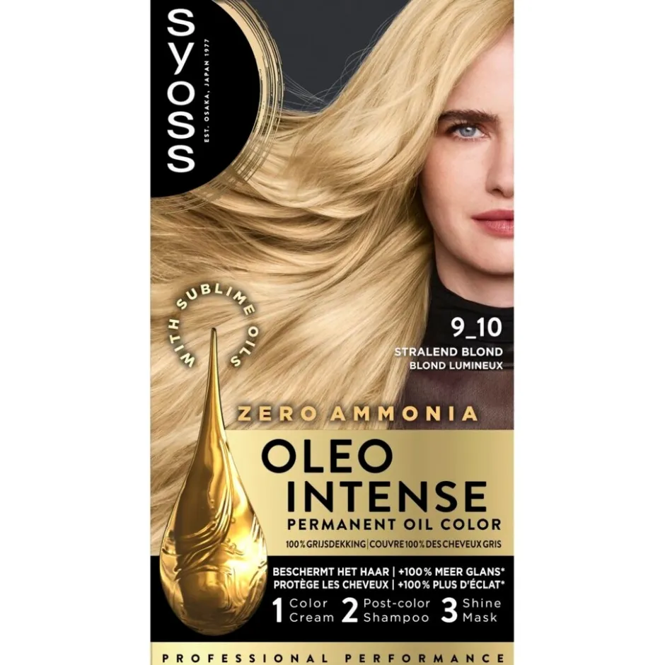 New Syoss Oleo Intense 9-10 Stralend Blond Haarkleuring
