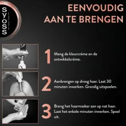 New Syoss Salonplex 4-8 Chocoladebruin Permanente Haarkleuring