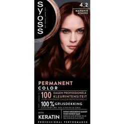 New Syoss Salonplex 4-2 Mahonie Permanente Haarkleuring