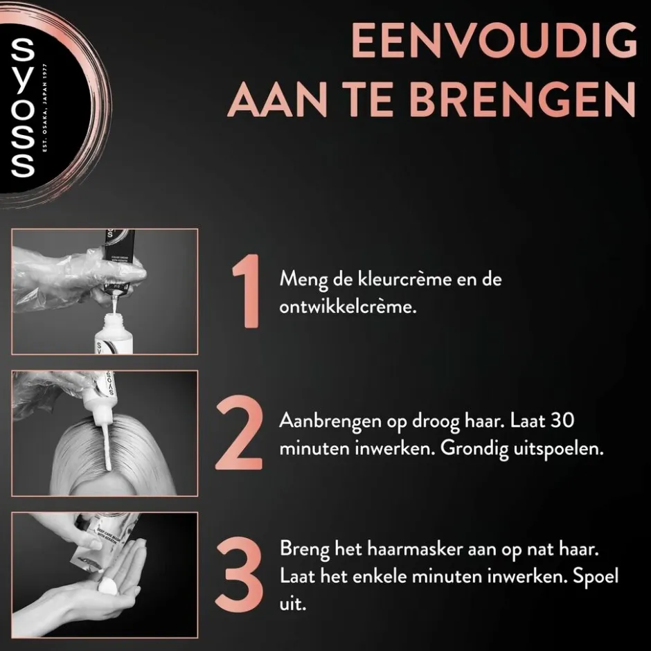 Syoss Salonplex 4-1 Middenbruin Permanente Haarkleuring