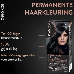 Sale Syoss Salonplex 1-1 Zwart Permanente Haarkleuring