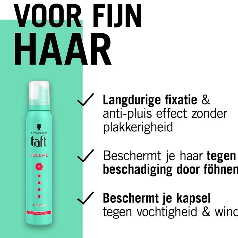 Best Taft Volume Mega Strong Level 5 Haarmousse