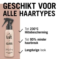 Taft x Gliss Lovely Long Multitasking Spray