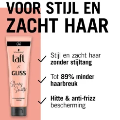 Hot Taft x Gliss Sleeky Smooth Straightening Cream