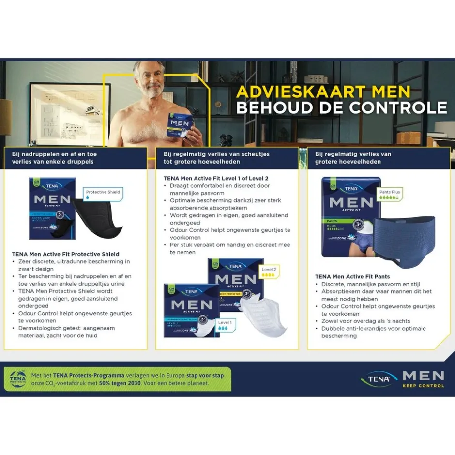 Best Tena Men Active Fit Pants Plus Incontinentiebroekjes