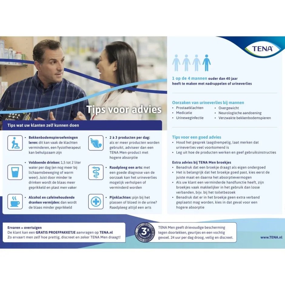 Best Tena Men Active Fit Pants Plus Incontinentiebroekjes