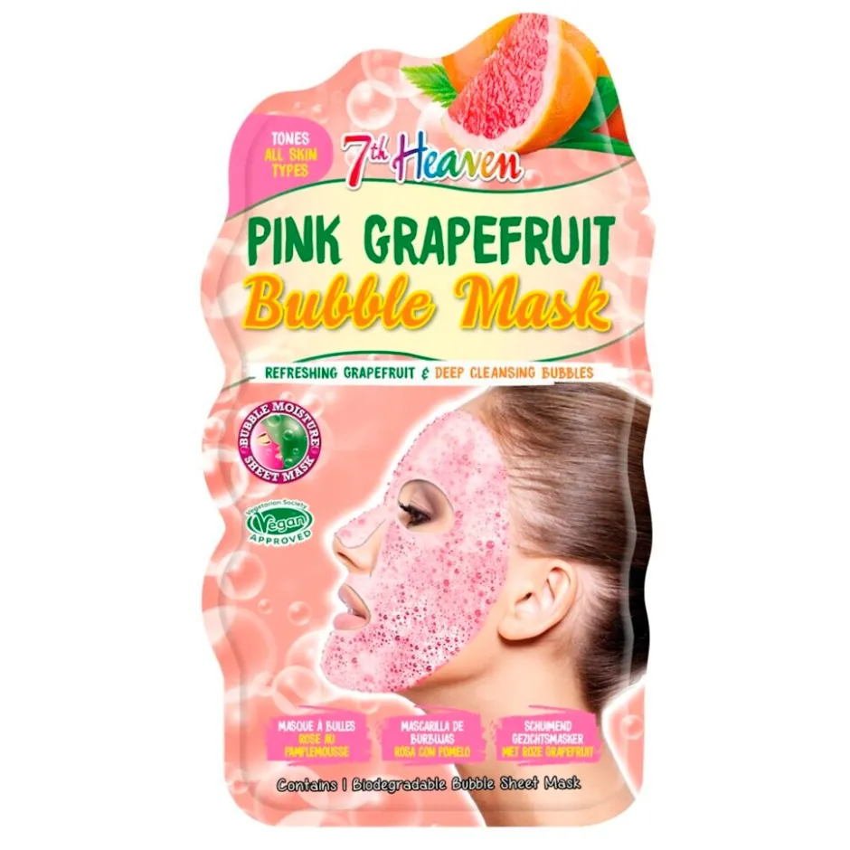 Outlet 7th Heaven Pink Grapefruit Bubble Sheet Mask