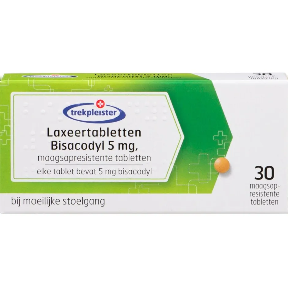 Sale Trekpleister Bisacodyl 5mg Laxeertabletten
