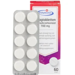 Outlet Trekpleister Calciumcarbonaat 700 mg Maagtabletten